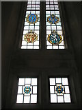 SU9850 : Stained glass windows on the south wall of Guildford Cathedral (5) by Basher Eyre
