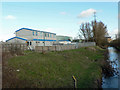 Police dog kennels beside the Ewenny, Bridgend