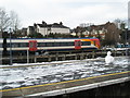 Snowman on Guildford Station