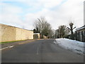 Access road to Surrey University car park