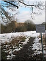 Sign in the grounds of Guildford Cathedral