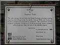 Descriptive plaque