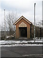 Entrance to the multi-storey car park in Wodeland Avenue