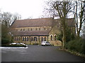 A side-on view of the Parish Church of St. Mary the Virgin