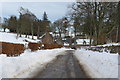 Approaching Auchnacree from the west