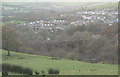 View towards Pont Rhyd-y-cyff from Cwm Du