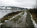 Path beside Foulridge Lower Reservoir