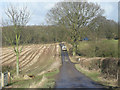 Driveway to Hannigans Farm in Winter