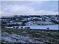 SH8862 : Hill farming country, near Gwytherin by Eirian Evans