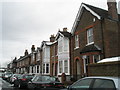 Houses on the south side of Testard Road