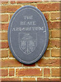 Plaque for Beale Arboretum, West Lodge Park, Hadley Wood, Hertfordshire