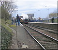 "Tangmere" roars through Gillingham, Dorset