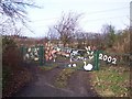 Entrance to Gorse Hill Nature Reserve