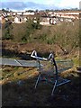 Abandoned shopping trolley, Barton