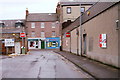 View into Castle Street, Forfar from Myre Road