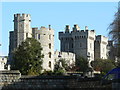 SU9776 : Windsor Castle - South Wing by Peter Trimming