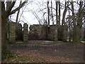 Remains of Stoneham War Shrine in Avenue Park, North Stoneham