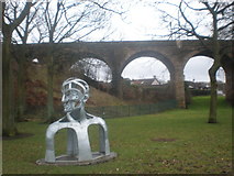 NS7465 : One of Centenary Park's New Sculpture by Sarah McGuire