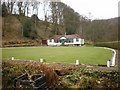 Bowling green below Lee Mill Bridge