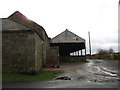 Farm buildings at Shellacres Farm.