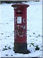 Vandalised pillar box