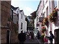 Fowey - street scene near the harbour