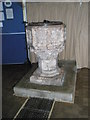 The font at St Mary the Virgin, Datchet