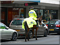 ST5973 : Mounted police officer, The Horsefair, Bristol by Brian Robert Marshall