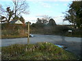 Bridleway sign at Dorey