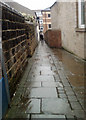 Barnsley snicket (ginnell, alley) Dow Passage leading to Eastgate