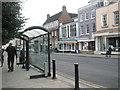 Bus shelter in Windsor High Street