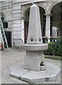 Drinking fountain by the town hall