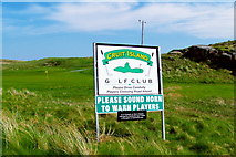 B7222 : Cruit Island - Golf course by Suzanne Mischyshyn