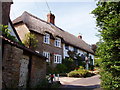 Thatched Cottages at College, East Chinnock