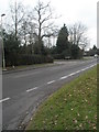 Looking towards the junction of Cedar Lawn and Braishfield Road