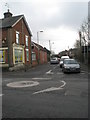 Mini-roundabout at the junction of Winchester and Botley Roads