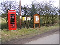 TM3577 : Telephone Box & Notice Board, Chediston by Geographer