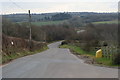 Looking down the hill from the entrance to the Crematorium