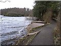 Sluice gate on Bolam Lake