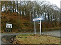 Road junction near Almondbury, Huddersfield