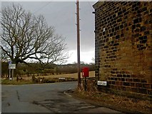 SE2013 : Moor Lane postbox, near Kirkburton by Steve  Fareham