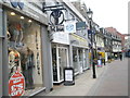 Shops at the southern end of Peascod Street