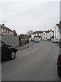 Looking back down Albany Road towards St Luke