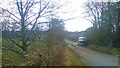 Lane to Longford House, Llanddewi Velfrey parish