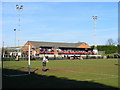 Woodford Utd, Main Stand and Clubhouse.