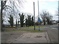 Approaching the junction of Riding Court Road and London Road