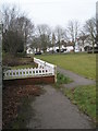 Looking from Horton Road towards the parish church