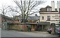 Bus shelter by The Waterman Arms