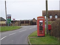 ST8703 : Telephone box, Thornicombe by Maigheach-gheal
