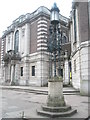 Ornate lamp outside Eton College